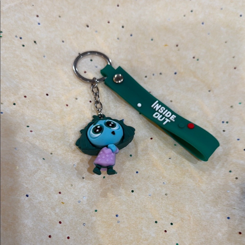 Envy Keychain from Inside Out Character